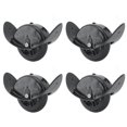 thumbnail image 1 of Reemplazo de ruedas giratorias para maletas 4 piezas ruedas para maletas de repuesto ruedas giratorias para equipaje ligeras y silenciosas de PP y PVC para reparación de ANGGREK Otros, 1 of 7