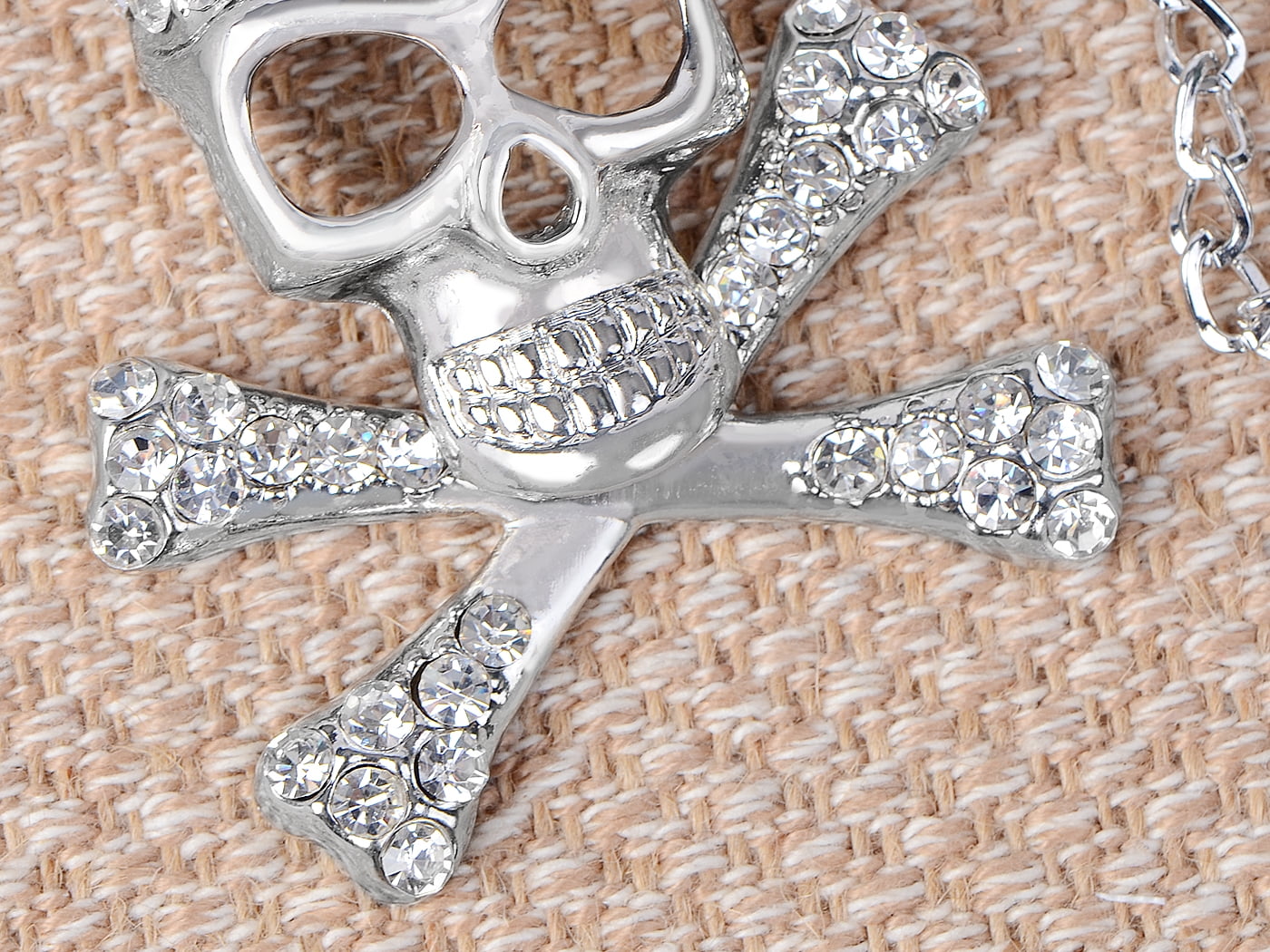 Skull and Crossbones Rhinestone Accessories Rhinestone Skull and Crossbones - Etsy main image 3