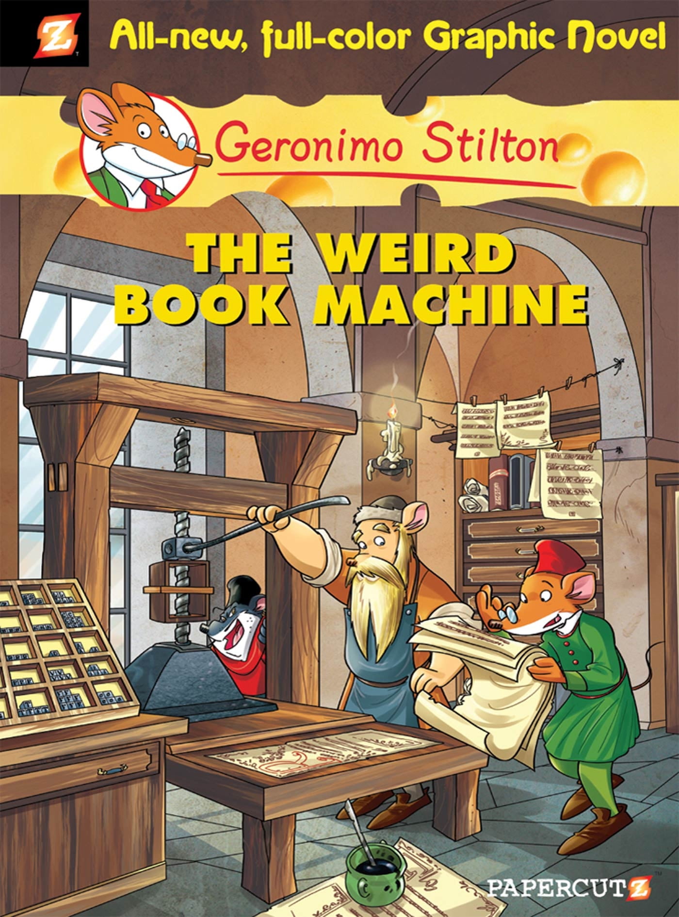 Geronimo Stilton Graphic Novels 9 The Weird Book Machine Walmart