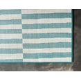 thumbnail image 7 of Unique Loom Williamsburg Collection Area Rug - Striped (8' x 10' Rectangle Turquoise/Ivory), 7 of 7