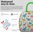 thumbnail image 3 of Womens Colorful Dinosaurs Holding Flowers Lunch Box for Work,Insulated Lunch Bag for Women,Loncheras Para Mujer,Leakproof Adult Lunch Bag for Work,Beach,Travel,Picnic,Camping, 3 of 7