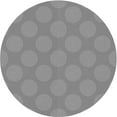 thumbnail image 1 of Ahgly Company Machine Washable Indoor Round Transitional Sonic Silver Gray Area Rugs, 7' Round, 1 of 7