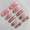 handmade design 106, variant on 10 count  Long Press- Nails Coffin Shape (M Size) with  Flower Designs   Homemade Presson Nails for Women Suitable for Summer Vacation, Beach Proms, Parties Wear, D106