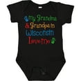 thumbnail image 3 of Inktastic Wisconsin Grandma Loves Me Boys or Girls Baby Bodysuit, 3 of 5