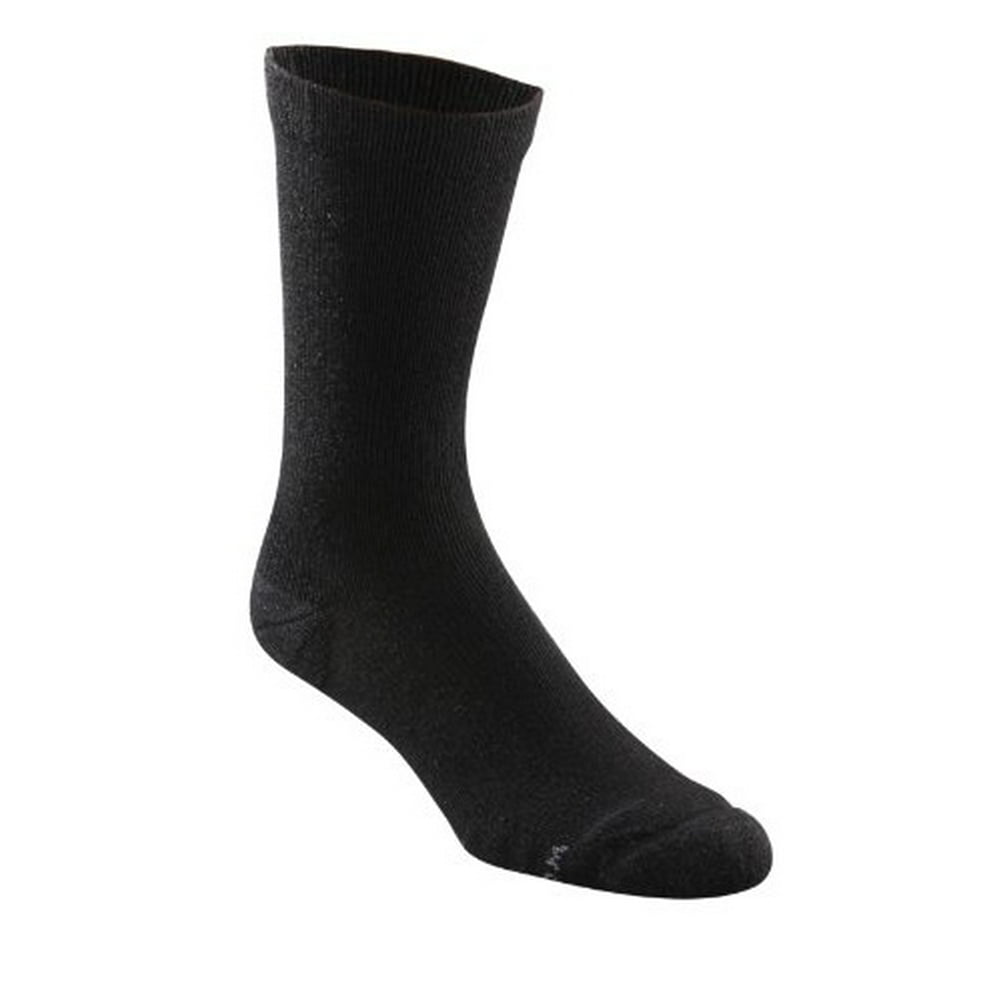 World's Softest Worlds Softest Mens Support Fit Crew Socks 1Pair, L