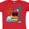 thumbnail image 4 of Inktastic Im Gonna Be a Big Brother- Truck and Crane Boys Baby Bodysuit, 4 of 5