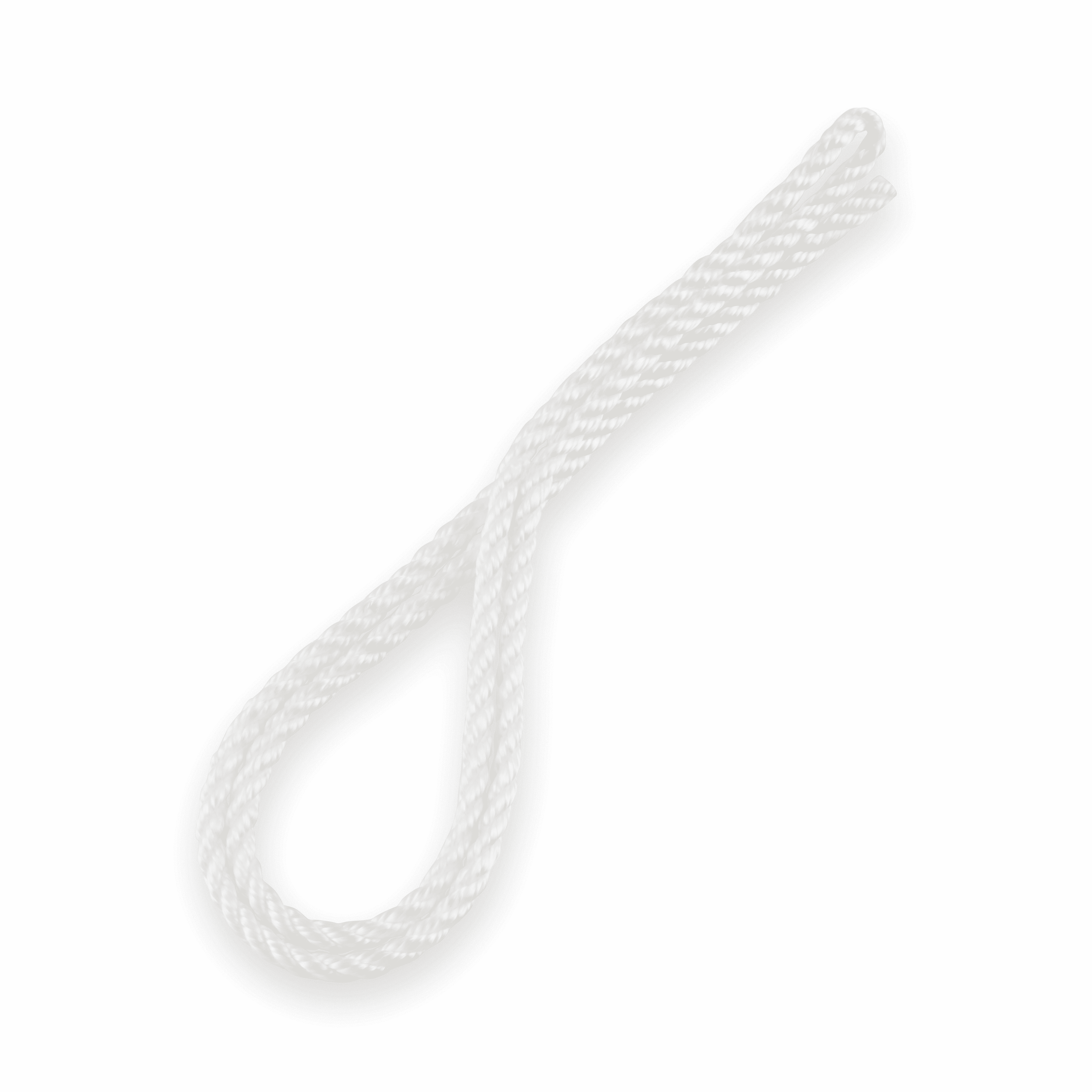 Hyper Tough Diameter 3/16 inch, 100 feet White Nylon Blend Twisted Rope, 1 Each