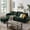 Green, variant on Tornama Linen Convertible U Shaped Sectional Sofa, Green