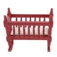 thumbnail image 3 of Dollhouse Miniature Furniture, Beautiful Vivid Sturdy Exquisite Workmanship Miniature  Bed  For 1:12 Dollhouse, 3 of 8