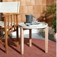 thumbnail image 2 of SAFAVIEH Serka Outdoor Patio Side Table, Natural/Light Grey, 2 of 7