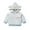 Blue, variant on LYMAYTER Boys Girls Cotton Jackets Infant Baby Warm Cardigan Clothing Winter Thickened Cozy Jackets for 6 Months-4 Years
