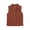 Coffee, variant on REDARER Girls Sleeveless Collared Button Down Shirt Front Pocket Loose Fit Lightweight Casual Summer School Top,13-14 Years