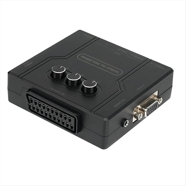RGBS VGA A YPBPR Componente Convertidor SCART A YPBPR YCBCR para PS1 PS2 Dreamcast Retro Consolas de Juegos