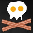 thumbnail image 3 of CafePress - Eggs Bacon Skull Long Sleeve Dark T Shirt - Long Sleeve Dark T-Shirt, 3 of 4