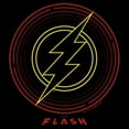 thumbnail image 2 of Men's The Flash Lightning Bolt Neon Graphic T-Shirt, 2 of 4
