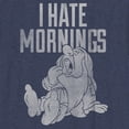 thumbnail image 2 of Boy's Snow White and the Seven Dwarfs Sleepy Morning  Graphic Tee Navy Blue Heather Small, 2 of 4