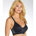thumbnail image 3 of Maidenform Sport Secure Zip™ Front Underwire Racerback Black/Bozette Blue 36C Women's, 3 of 3