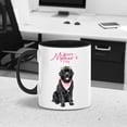 thumbnail image 4 of Happy Mother's Day Newfoundland Love Dog Mom Heart Flower 11oz Accent Two-tone Mug Newfie Dog Lover Gifts Coffee Tea Cup - 12004, 4 of 5