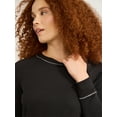 thumbnail image 6 of Joyspun Women’s Hacci Knit Sleep Top with Long Sleeves, Sizes XS-3X, 6 of 6