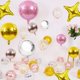 thumbnail image 4 of 10''Star Shape Foil Mylar Balloon Quadrangle Balloon-50 pcs Cuatro globos estrella de ángulo para baby shower, revelación de género, boda, cumpleaños o decoración de fiesta de compromiso (oro)(oro), 4 of 4