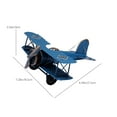 thumbnail image 2 of Home Decorations for Living Room Iron Airplane Model Decoration Simulation Electroplating Airplane Home Living Room Tv Cabinet Bookshelf Decoration Living Room Cabinet, 2 of 6