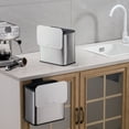 thumbnail image 4 of 1.3 Gallon/5L Stainless Steel Trash Can Hanging with Inner Bucket, Charcoal Filter for Counter Top & Under Sink Bathroom Bedroom Cupboard, 4 of 7