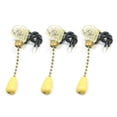 thumbnail image 1 of Unique Bargains 3pcs On/Off Ceiling Fan Canopy Pull Chain Switch 6A 125VL Gold Tone, 1 of 2