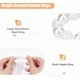 thumbnail image 4 of 12 anillos para servilletas con cuentas de perla, porta servilletas de boda con perlas de imitación, hebillas de servilleta con cuentas transparentes, 4 of 7