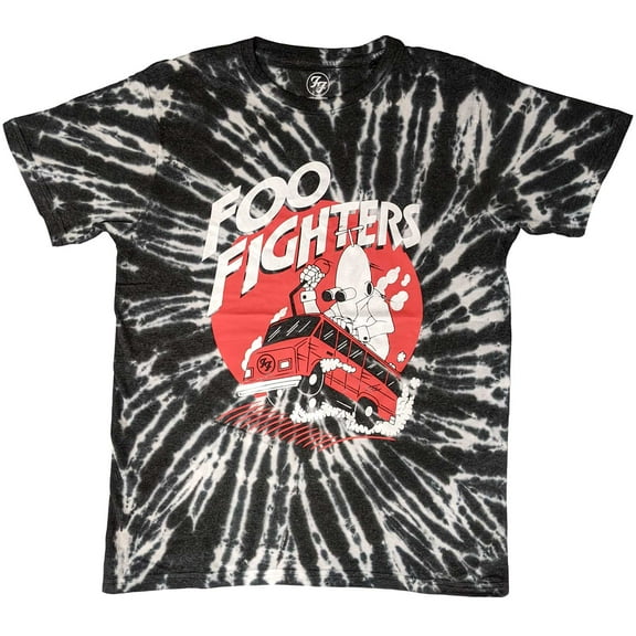 Men's Foo Fighters Speeding Bus T-shirt Small Black