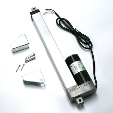 Zoom Industrial - Heavy Duty Linear Actuator 10"" Inch Stroke 330 Pound Max Lift DC 12v/24v