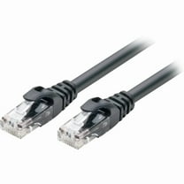 SYBA Multimedia 32 FT. Cat 6E Network Cable, 26AWG, UTP, Black, 10 Meters