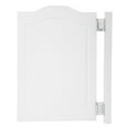 thumbnail image 5 of White Wood Partition Door, 180° Opening and Closing Swinging Door, Swinging Door for Shop Entrance Partition, 5 of 19