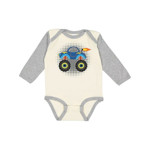 Inktastic Truck for Boys Boys Long Sleeve Baby Bodysuit