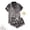 Grey, variant on Xunmmm Womens Satin Pajamas Sets Short Sleeve Button Down Shirt and Short Set Sleepwear 2 Piece Shorts Set Loungewear