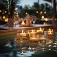thumbnail image 2 of Velas flotantes Capaniel, 3 pulgadas, blancas, sin perfume (paquete de 48), 2 of 8