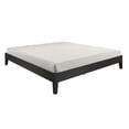thumbnail image 1 of Pemberly Row Modern / Contemporary King Black Wood Platform Bed, 1 of 6