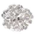 thumbnail image 2 of 750PCS 6mm Plated Ribbon Ends Fastener Clasps Textured Crimp End Clamps Cord Ends Buckles Zipper Clips DIY Jewelry Accessories, 2 of 8