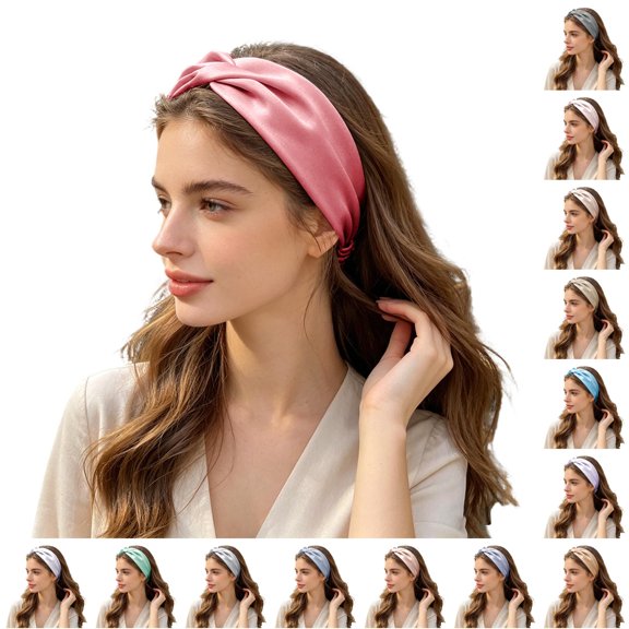 Korean Style Chiffon Headband for Washing Face Non Stretchy Hair Band