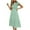 Green, variant on Uaswgudfs ​2025 Women's Casual Ruffle & Tiered Midi Dress​ - Lightweight Breezy Fabric with Layered Skirt Design Blue L