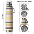 thumbnail image 3 of Modern 29oz Stainless Steel Insulated Thermos with Tea Filter, 360° Printed Travel Bottle, Leakproof BPA-Free Flask with Anti-Slip Base, 304 Inner & 201 Outer, Vacuum Cup, 3 of 6