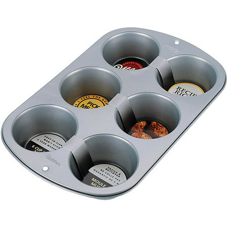 Wilton Recipe Right 6-Cavity Jumbo Muffin Pan