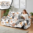 thumbnail image 3 of Xoenoiee Abstract Boho Geometric Art Print 8 Pieces Recliner Sofa Covers Stretch Soft 3 Seats Couch Cover Anti-Slip Sofa Slipcover Furniture Protector with Elastic Bottom for Kids Pet, 3 of 7