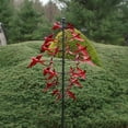 thumbnail image 4 of Large Red Cardinal Wind Spinner 3D Metal Bird Sculpture XL Kinetic Patio Decor Garden Yard Art, 4 of 5