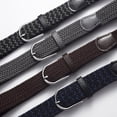 thumbnail image 5 of Mile High Life Young Boys Girls | Braided Stretch Elastic Belt | Pin Prong Buckle | Loop End Tip |, 5 of 6