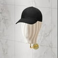 thumbnail image 6 of Bothyi Mannequin Head Model Wall Mount Holder for Hats Shopping Mall Barbershop Linen stripe, 6 of 8