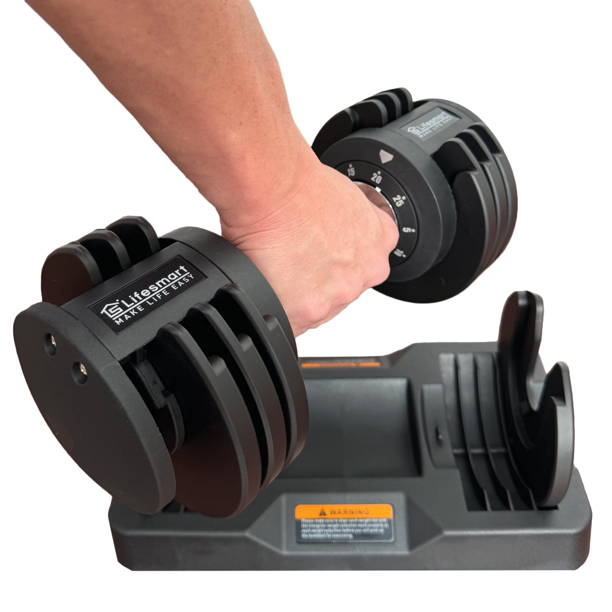 Lifesmart Adjustable Single Dumbbell 25lb