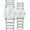 White, variant on Vintage Couple Watches Men and Women Matching Quartz Watch Square Ceramic His and Hers Watches Set Pair Watches Diamond Waterproof