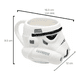 thumbnail image 2 of Taza Cafe Star Wars Trooper 3d Tarro Ceramica 300ml Malubero Malu1229, 2 of 3