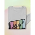 thumbnail image 3 of Proud Ally Colorful Banner Sweatshirt Women -Smartprints Designs, Female 4X-Large, 3 of 4