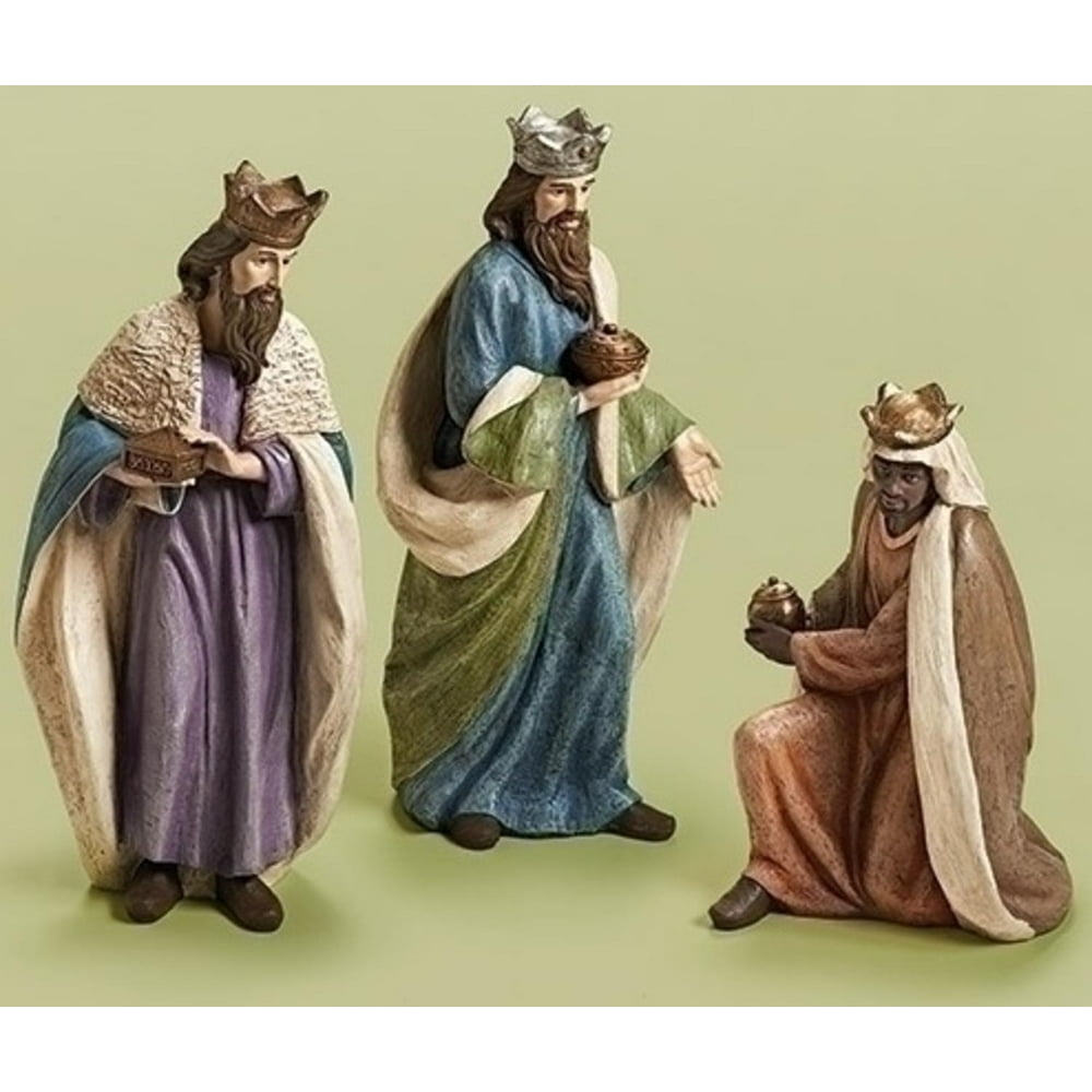 Large 3Piece Set Three Kings Christmas Nativity 32"